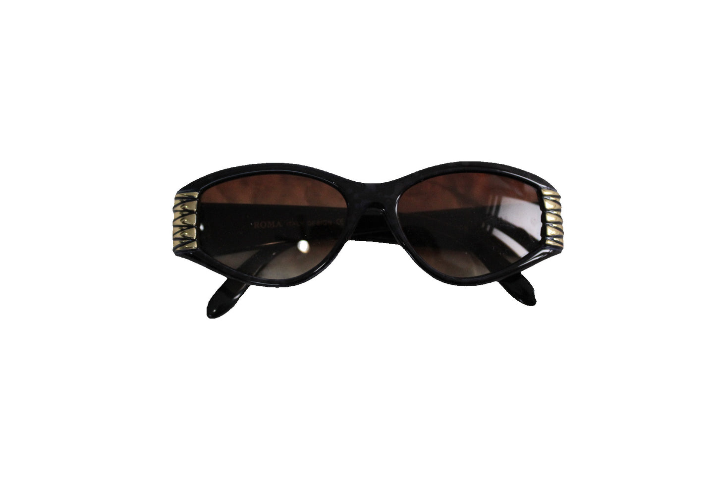 Brown with Gold Sunglasses