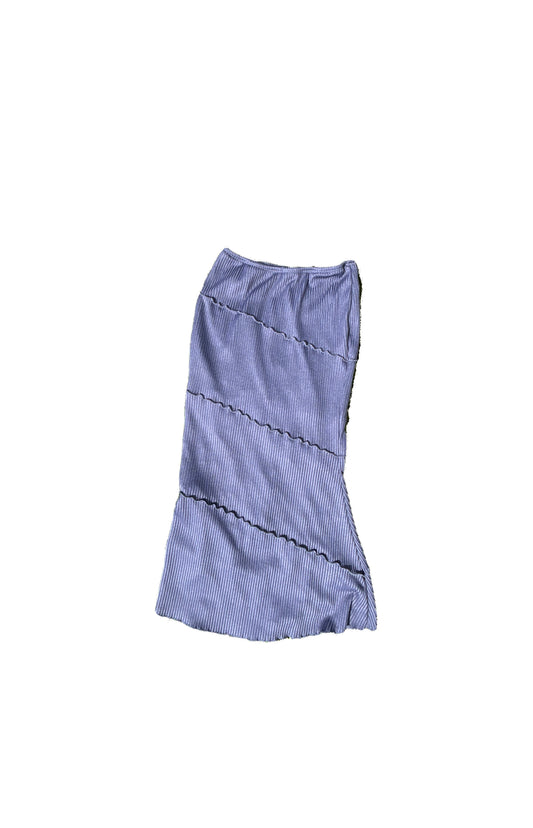 Navy Blue Midi Skirt