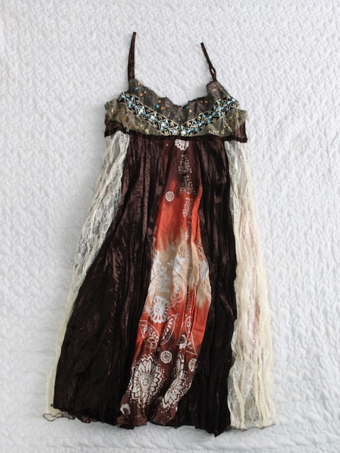 Rust Boho Dress