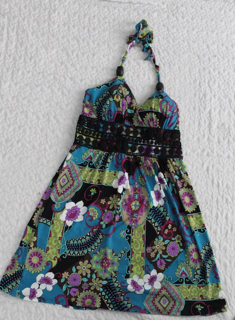 Boho Halter Dress